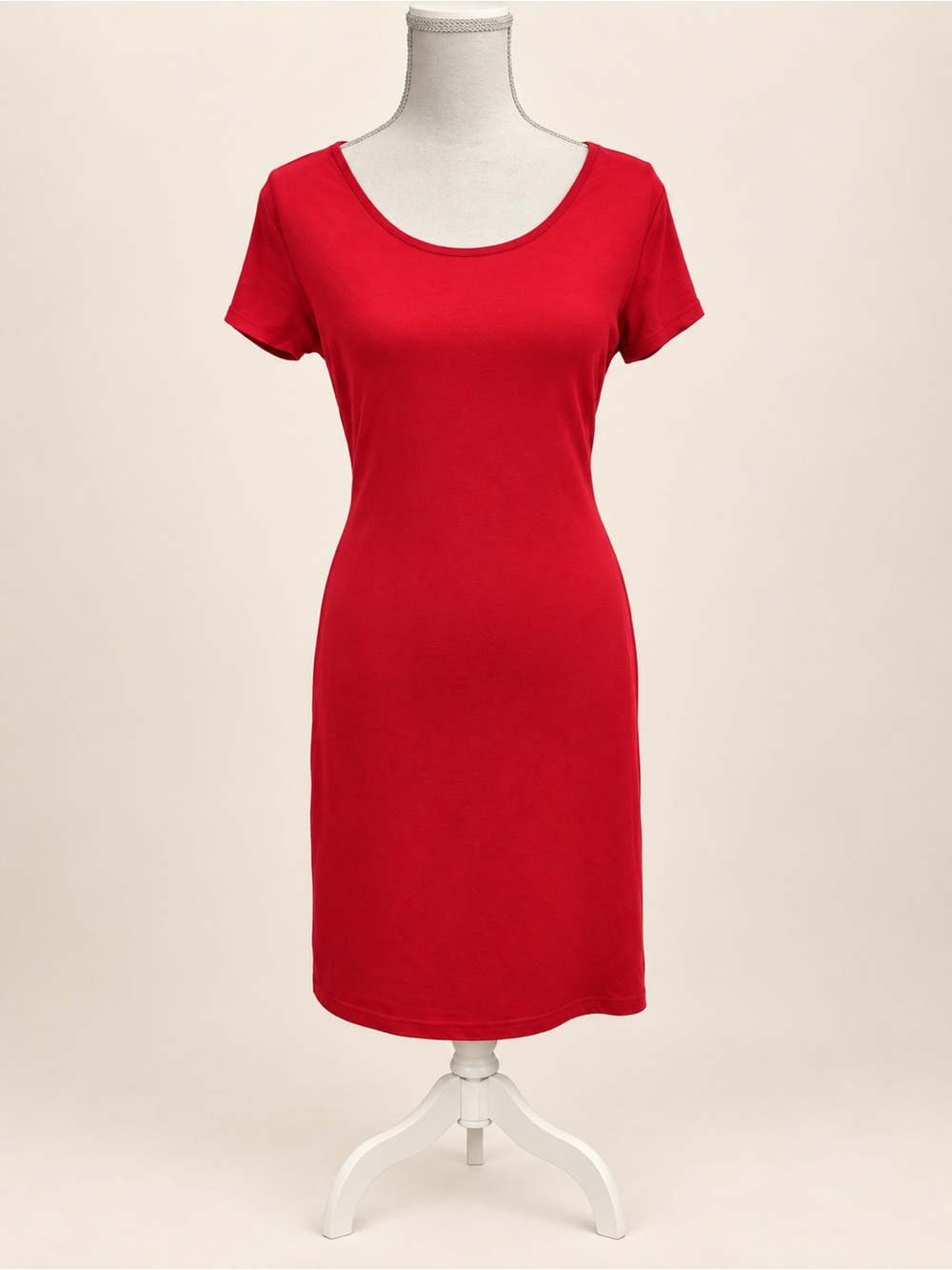 New York & Company Red Twist-Back Cutout Bodycon Dress NWT Small